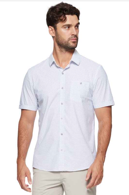 Ripley Geo Print Performance Commuter Shirt