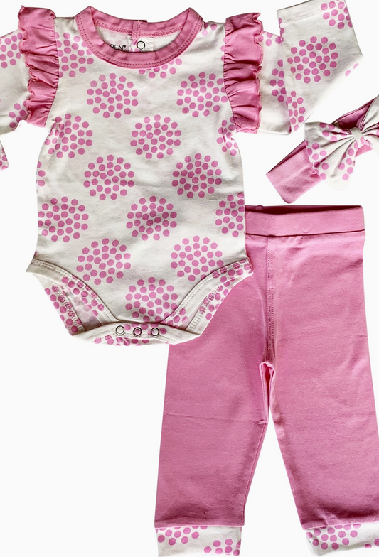 Layette Girls Baby Clothes Set