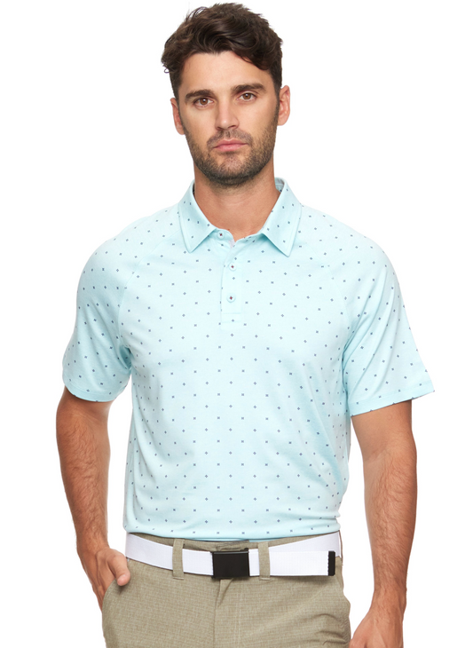 Wheaton Dot Print Performance Polo