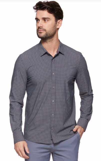 Patton LS Gingham Journey Shirt