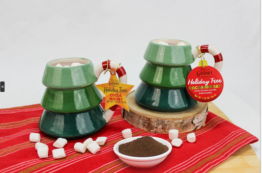 Christmas Tree Mug w/ Cocoa