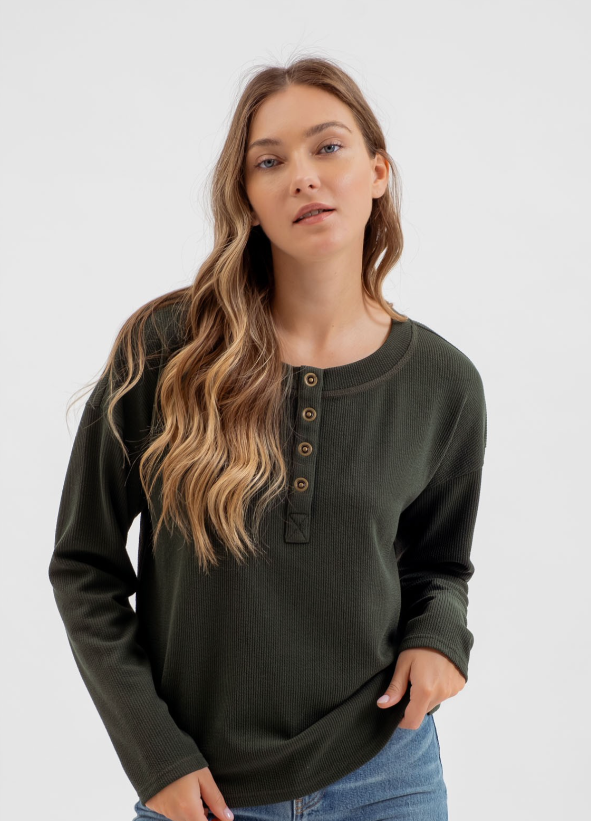 Hunter Henley Knit Top