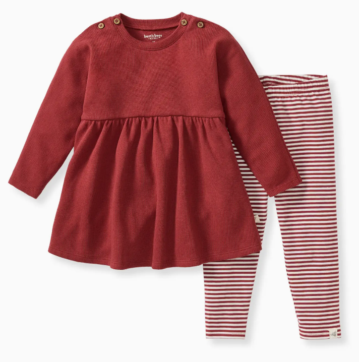 Thermal Organic Girl Tunic & Pants Set