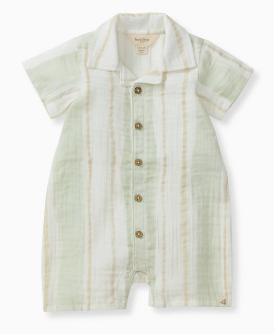 Pacific Stripe Baby Boy Romper