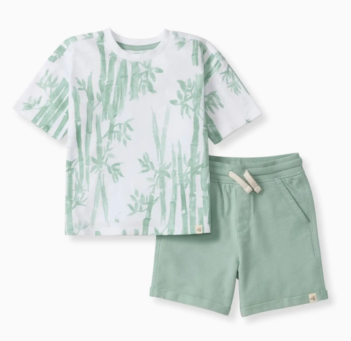 Bamboo Forest Tee & Shorts Set