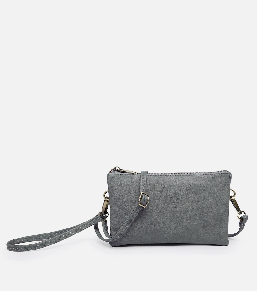 Riley Suede  Crossbody/Wristlet